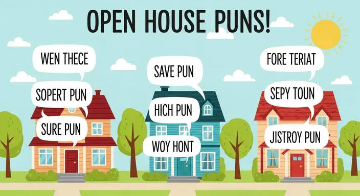 Open House Puns