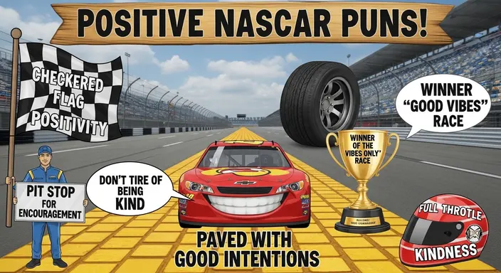 Positive NASCAR Puns