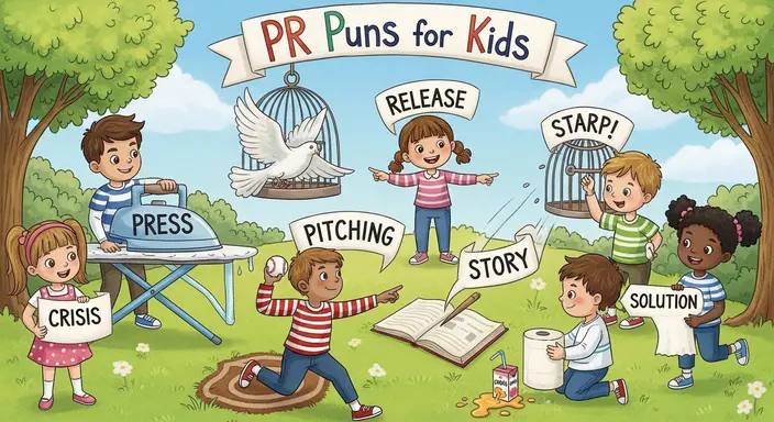 PR Puns for Kids