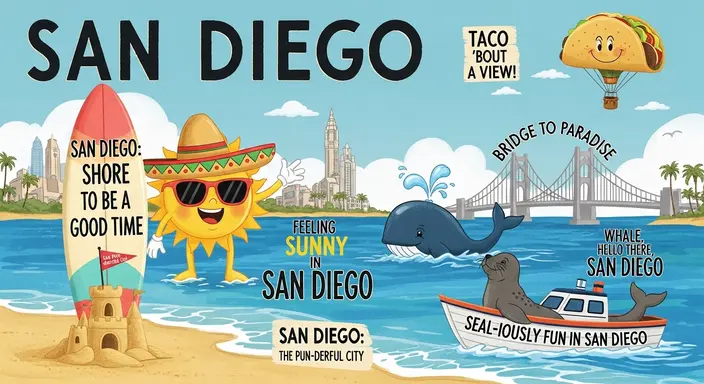 San Diego Travel Puns