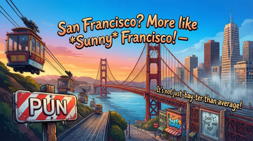 San Francisco Puns for Instagram Captions