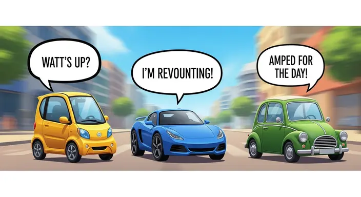 Short Electric Car Puns