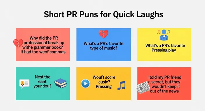 Short PR Puns for Quick Laughs