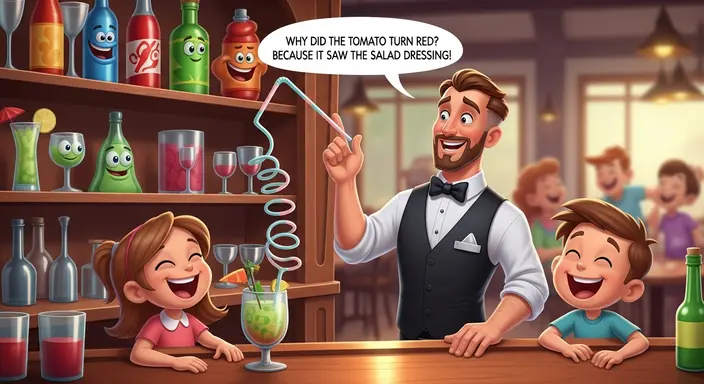 Silly Bartender Jokes for Family Fun