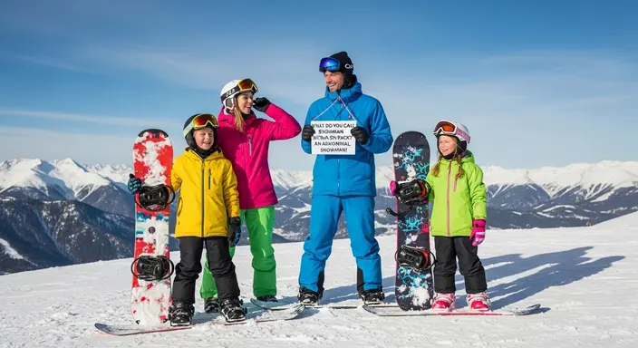 Snowboarding Jokes for Family Trips