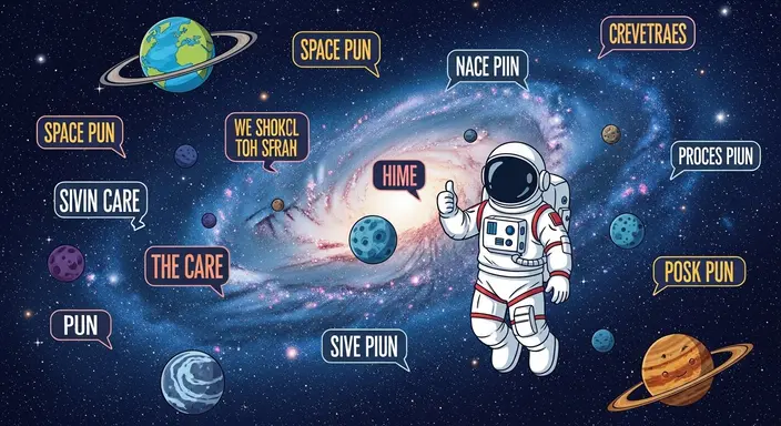 Space Puns for Friends and Fun Chats