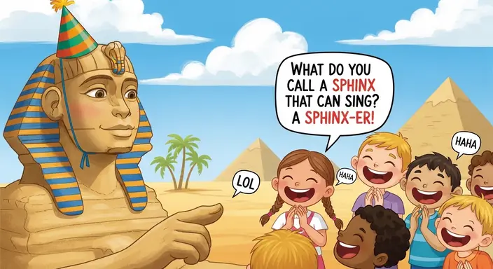 Sphinx Puns for Kids