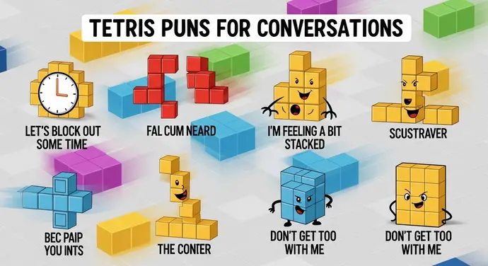 Tetris Puns for Conversations