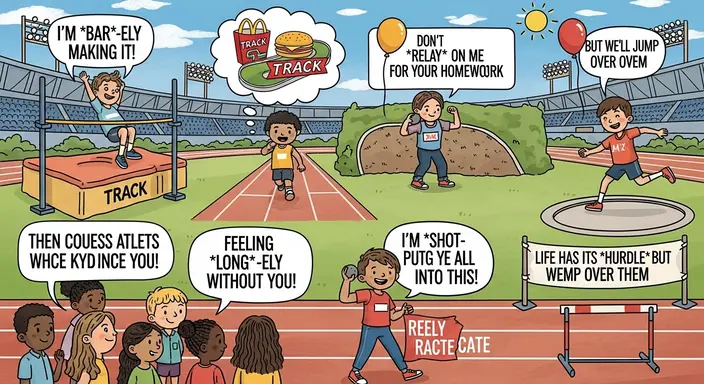 Track and Field Puns for Kids