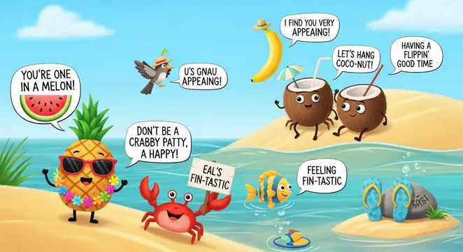 Tropical Puns for Kids