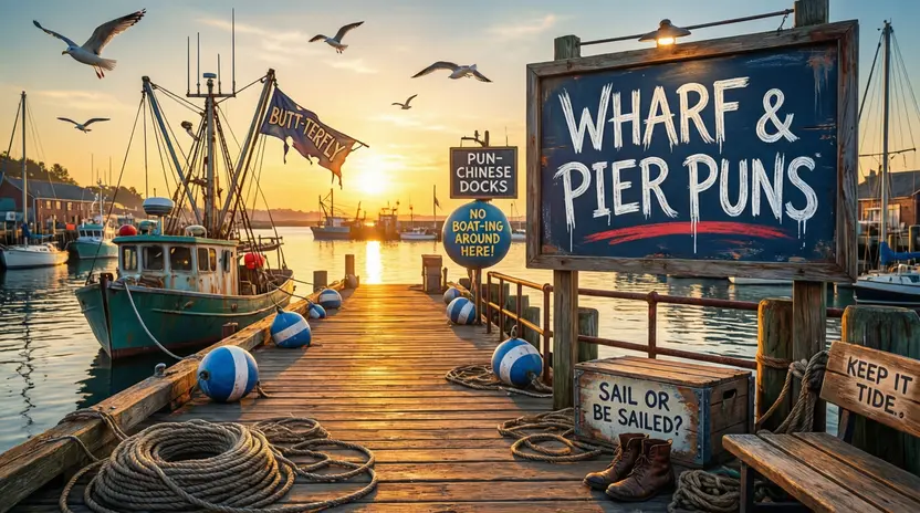 Wharf & Pier Puns