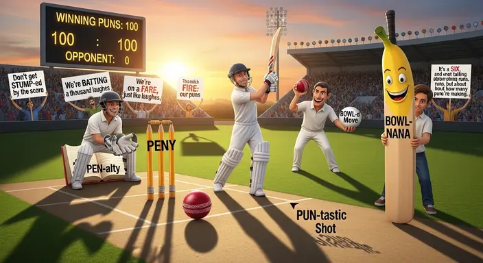 Winning Cricket Puns