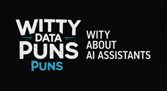 Witty Data Puns About AI Assistants
