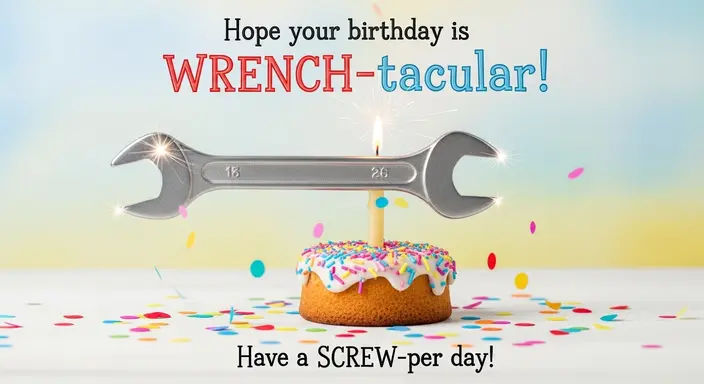 Wrench Birthday Puns