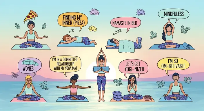 Yoga Puns for Mindfulness