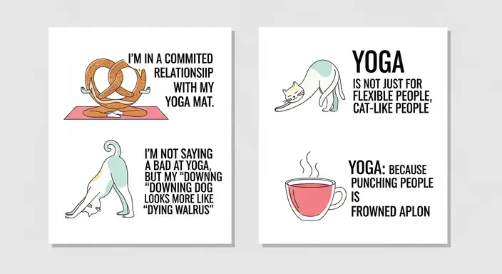 Yoga Puns for Posters