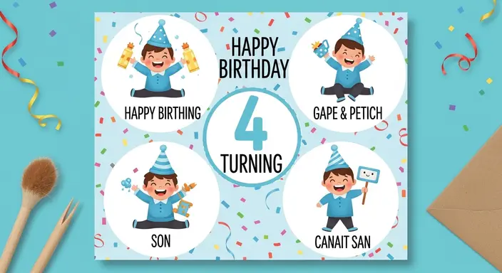 4th Birthday Puns for Son