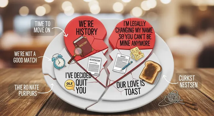 Clever Break Up Wordplay