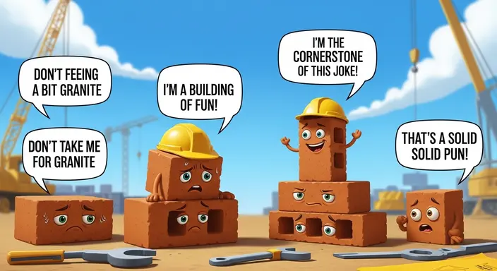 Construction Brick Puns