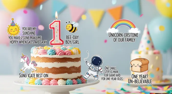 Creative First Birthday Puns