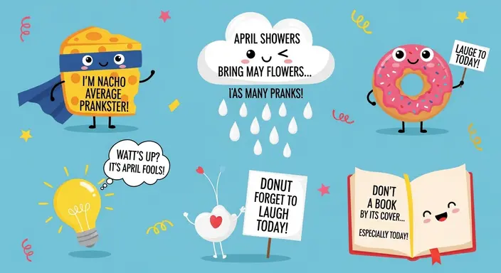 Cute April Fools Puns