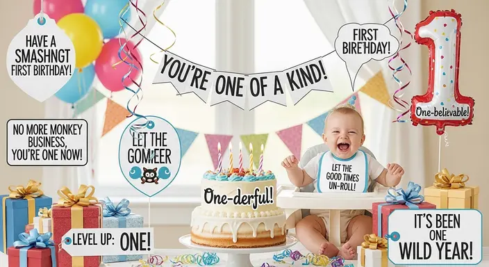 Cute First Birthday Puns 