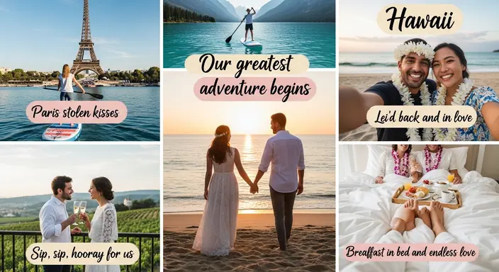 Cute Honeymoon Captions for Photos 