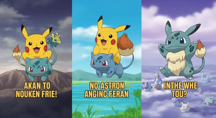 Cute Pokémon Puns for Instagram Captions