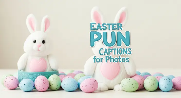 Easter Bunny Pun Captions for Photos