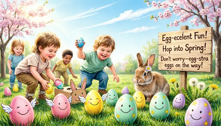 Easter Egg Hunt Puns