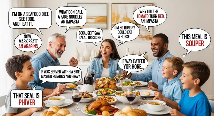 Family Dinner Puns to Share at the Table 