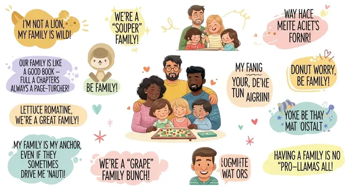 Family Puns Captions