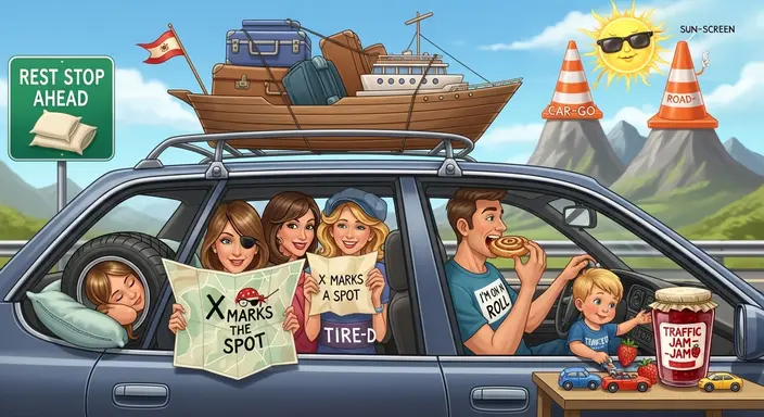 Family Road Trip Puns 