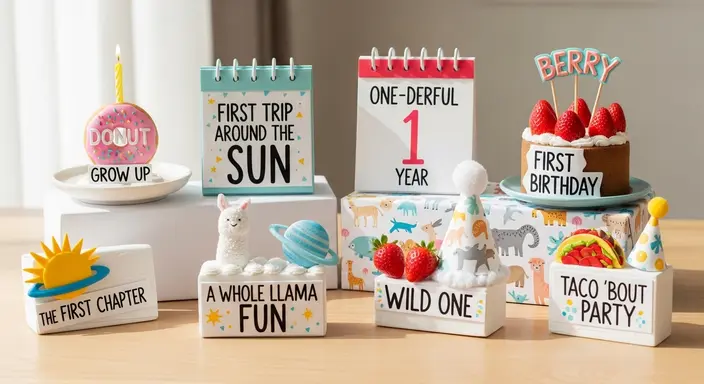Themes for First Birthday Pun 