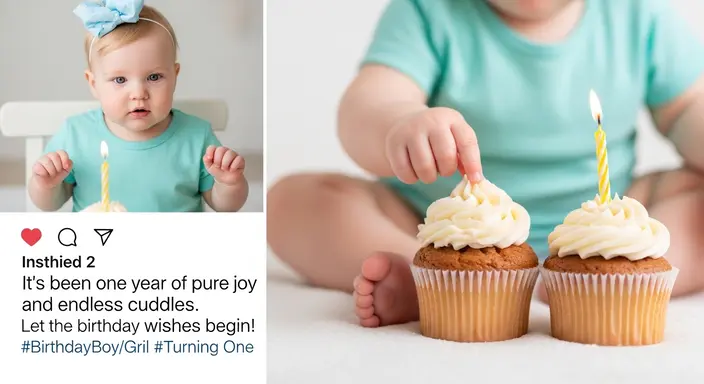 First Birthday Puns for Instagram Captions