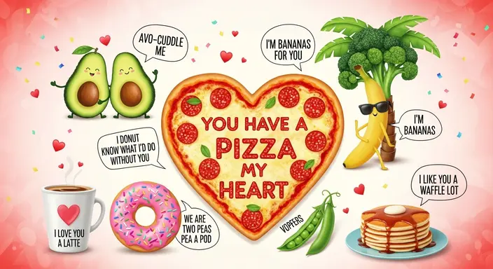 Food-Themed Valentine Puns 