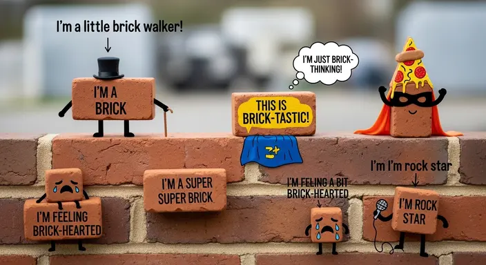 Funny Brick Puns
