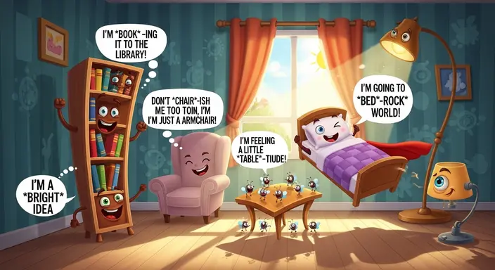 Funny Furniture Puns for Kids
