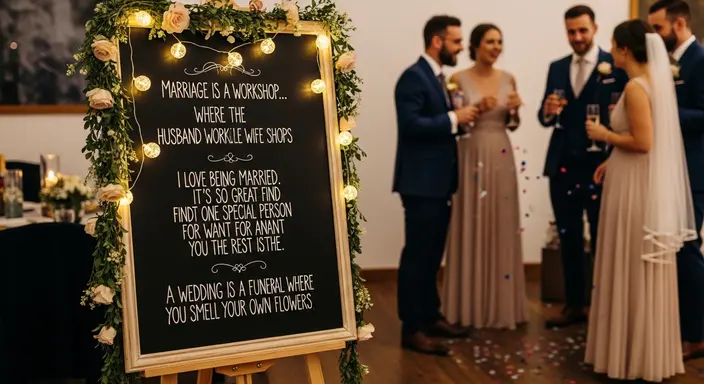 Funny Wedding One-LinersÂ