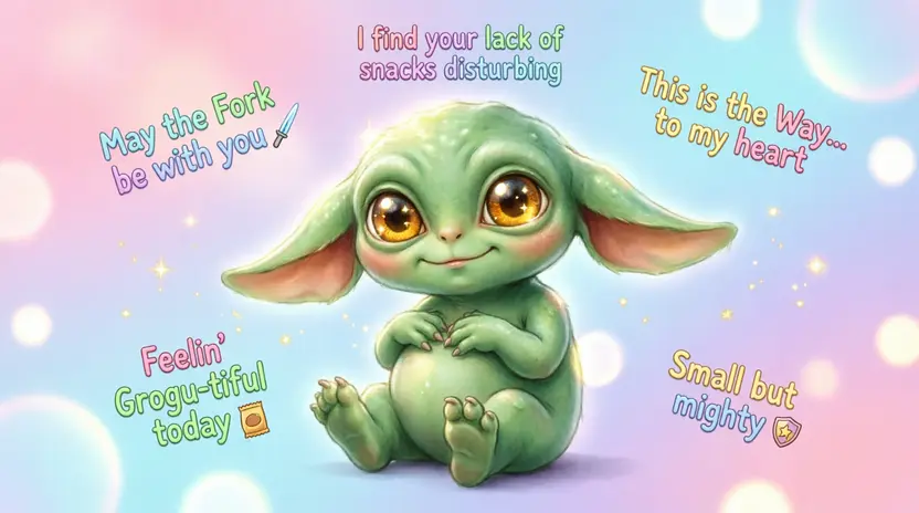 Grogu Puns for Instagram Captions 