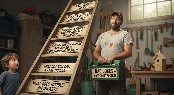 Ladder Dad Jokes