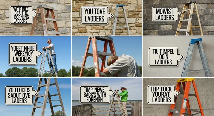 Ladder Puns Captions for Instagram