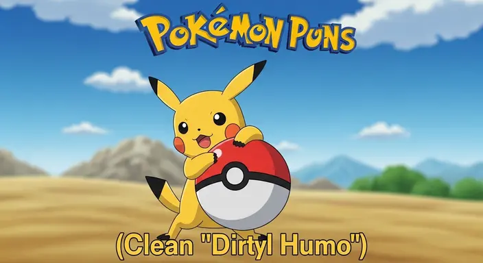 Pokémon Puns (Clean “Dirty” Humor)
