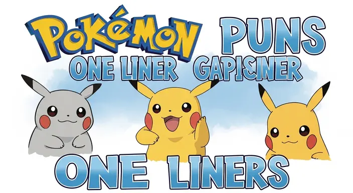 Pokémon Puns One Liners
