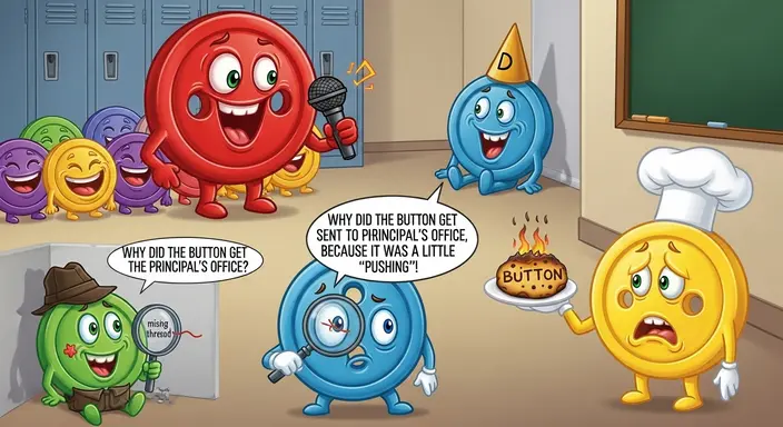 Silly Button Jokes for School