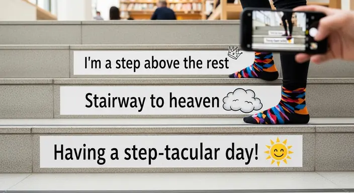 Stairs Puns for Instagram Captions