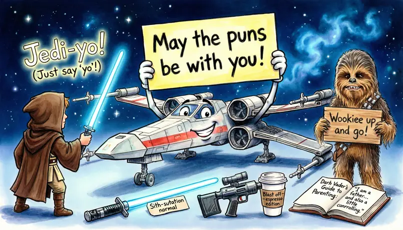 Star Wars Adventure Puns