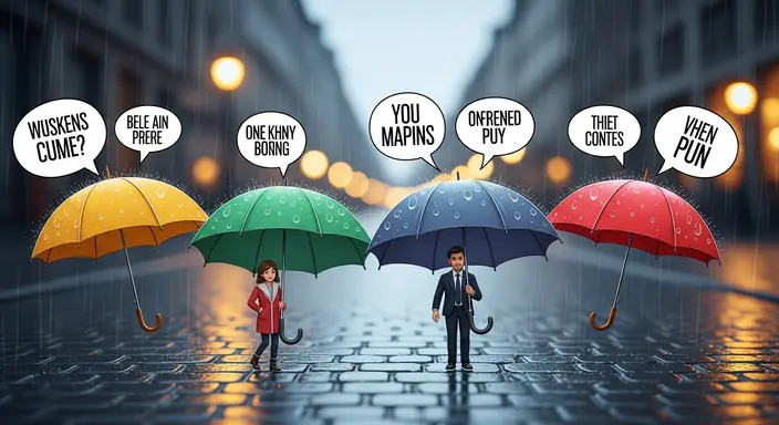 Umbrella Puns for Rainy Conversations