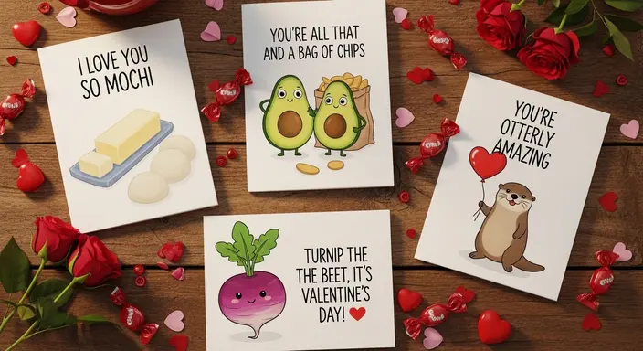 Valentine’s Day Puns for Cards 