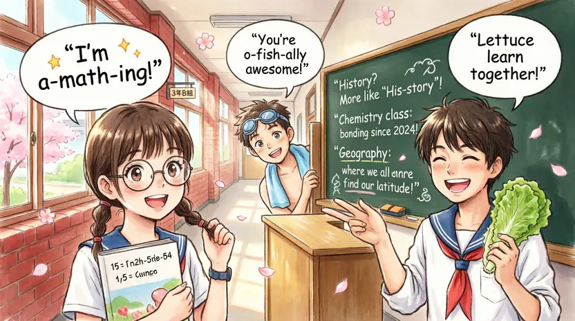 Anime School Puns for Students